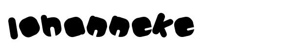 Johanneke font preview
